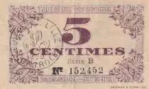 Francia 5 Cents - City of Lille - Bon communal - 31-10-1917