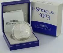 Francia 5 Euros European Map - Gold and Silver - 2003 Proof