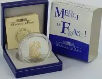 Francia 5 Euros Merci le Franc - Gold and Silver - 2002 Proof