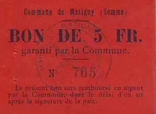Francia 5 F Matigny