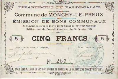 Francia 5 F Monchy-Le-Preux