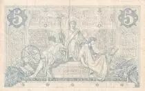 Francia 5 Francs - Black - 25-07-1873 - Serial F.2929