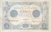 Francia 5 Francs - Blue - 03-11-1916 - Serial Z.14724