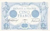 Francia 5 Francs - Blue - 08-08-1912 - Serial Y.763