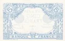Francia 5 Francs - Blue - 08-08-1912 - Serial Y.763