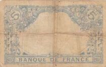 Francia 5 Francs - Blue - 10/01/1917 - Series Z.15999