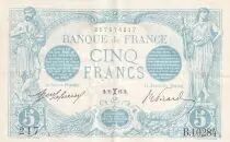 Francia 5 Francs - Blue - 11-02-1916 - Serial B.10284 - P.70