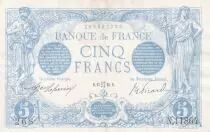 Francia 5 Francs - Blue - 16-05-1916 - Serial N.11864