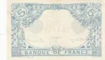 Francia 5 Francs - Blue - 23-09-1916 - Serial W.14048 - P.70