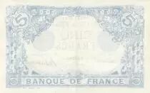 Francia 5 Francs - Blue - 28-08-1916 - Serial D.13581