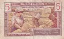 Francia 5 Francs - Head of woman - 1947 - VF.29.01