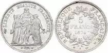 Francia 5 Francs - Hercules - Third Republic - 1874 A Paris