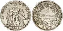 Francia 5 Francs - Hercules - Third Republic - 1875 A Paris