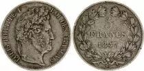 Francia 5 Francs - Louis-Philippe 1er - 1847 A Paris