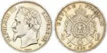 Francia 5 Francs - Napol&eacute;on III - Laurelled Head - A Paris - 1868