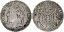 Francia 5 Francs - Napol&eacute;on III - T&ecirc;te laur&eacute;e - A Paris - 1867