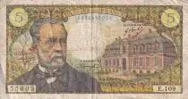 Francia 5 Francs - Pasteur - 04-09-1969 - Serial E.109 - P.146