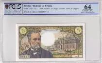 Francia 5 Francs - Pasteur - 05-05-1966 - Serial A.1 - Serial number 0000000113 - PCGS 64 - P.146