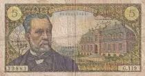 Francia 5 Francs - Pasteur - 08-01-1970 - Serial G.119 - P.146