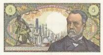 Francia 5 Francs - Pasteur - 08-01-1970 - Serial O.118