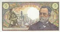 Francia 5 Francs - Pasteur - 08-01-1970 - Serial O.119