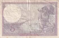 Francia 5 Francs - Purple - 01-06-1933 - Serial R.55785 - P.79