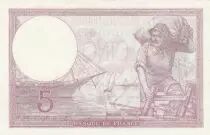 Francia 5 Francs - Purple - 10-08-1939  - Serial B.60704 - P.79