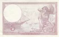 Francia 5 Francs - Purple - 17-08-1939 - Serial A.61213