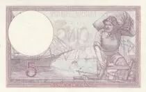 Francia 5 Francs - Purple - 27-04-1933 - Serial E.54791
