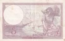 Francia 5 Francs - Purple - 28-09-1939  - Serial O.63620-766 - P.79