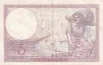 Francia 5 Francs - Purple - 28-09-1939  - Serial O.63620-774 - P.79