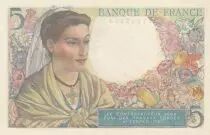 Francia 5 Francs - Shepherd - 05-04-1945 - Serial E.128