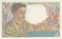 Francia 5 Francs - Shepherd - 05-04-1945 - Serial W.131