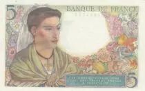 Francia 5 Francs - Shepherd - 05-08-1943 - Serial U.53