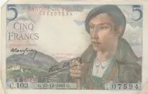 Francia 5 Francs - Shepherd - 23-12-1943 - Serial C.103