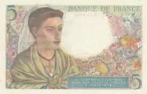 Francia 5 Francs - Shepherd - 25-11-1943 - Serial V.95