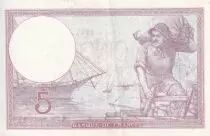 Francia 5 Francs - Violet - 13-07-1939 - Serial X.58128 - P.79
