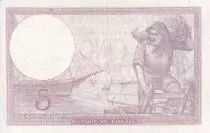 Francia 5 Francs - Violet - 21-09-1939 - Serial  D.63131 - XF - P.79
