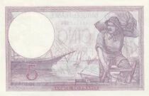 Francia 5 Francs - Violet - 25-08-1924 - Series S.19406