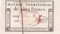 Francia 5 Francs 28 Ventose An IV (18.3.1796) - Red seal - AU