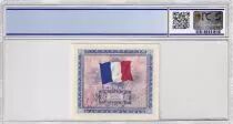 Francia 5 Francs Allied Military Currency - Flag - 1944 - PCGS 66 OPQ