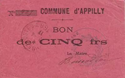 Francia 5 Francs Appilly City