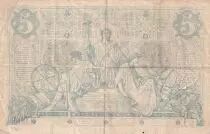 Francia 5 Francs Black - 06-09-1872 - Serial R.936