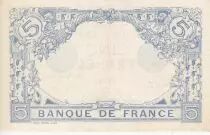 Francia 5 Francs Blue - March 1916