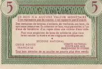 Francia 5 Francs Bon de Solidarit&eacute; French family 1941-1942 - Serial C 1007997