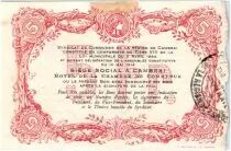 Francia 5 Francs Cambrai City - 1916