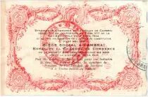 Francia 5 Francs Cambrai City - 1916