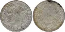Francia 5 Francs Ceres - 1849 A Paris - Silver - VF
