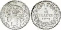 Francia 5 Francs Ceres - 1851 A Paris - Silver - VF