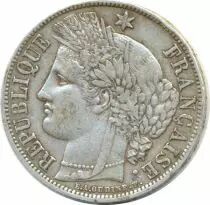 Francia 5 Francs Ceres - 1870-1871 - various issuing dates and types